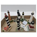 Lot of Lighthouses Lefton 4"-6"