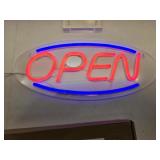 New OPEN Led Neon Sign 14" 6"