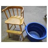 VTG Chair SEE CONDITION & Tub