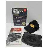 Harley Davidson Pouch & NRA Hat w/Gun Books