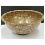 Numbered Speckled USA Bowl 10" W