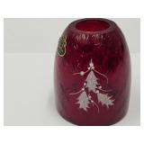 Fenton Ruby Red Fairy Lamp TOP ONLY