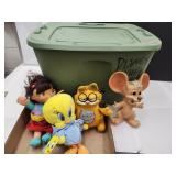 Garfield, Tweety, Mouse & Dora w Tote