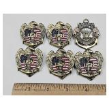 Military Insignia Hat Pins