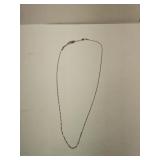 Silvertone Diamond Cut Necklace