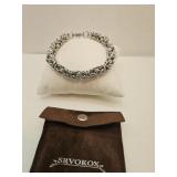 Silver Plate Mail Link Bracelet