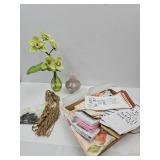 Tea Towels, Vase, Corn Holders, Macrame +