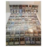 9 Sheets of 9 Magic The Gathering Cards