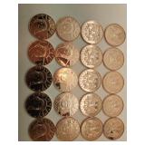 20 Oz Premium Copper Rounds 2 Designs