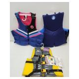 3 New  Life Vest Youth ,2  Adult XXL,