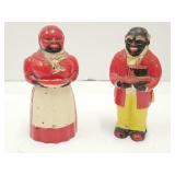 Vintage Aunt Jemima & Uncle Henry Shakers F & F
