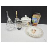 Japan Vases, Cow Trinket Jar, 22KG Trim Saucer+