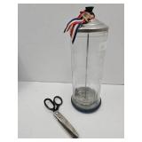 Barbicide Bottle & PInking Shears