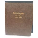 Non Silver Washington Quarters in Book See Dates
