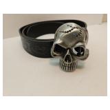 New Skull Belt Buckle & 44" Belt