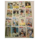 Sixteen 1974 Topps Baseball Cards