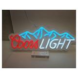 New Coors Light LED Neon Sign 15" x 7"