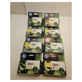 Lot HP 564 XL Ink Cartridges Expired