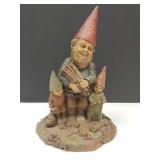 LG 10"H Tom Clark Gnome Brother Sis & Dad Gnome