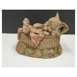Wolfe  5.5" LGnome Statue Raccon AMANDA