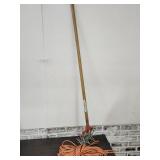 100 ft Extension Cord Taped Up & Garden Weasel