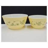 VTG Pair of Pyrex Shanandoah Mixing Bowls