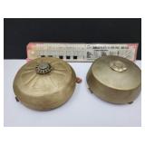 2 Vintage Alarms & Music Ruler