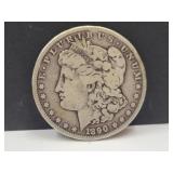 1890 S Silver Morgan Dollar Coin