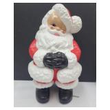 Ceramic Winking Santa Claus 15" high
