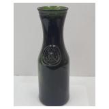 Green Glass Jug Full of Dirt 18" high