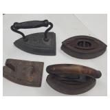 Lot of Primitive Sad Irons