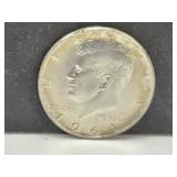 1964 Silver Kennedy Half Dollar Coin
