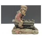 Tom Clark  Gnome Cheif Cairn Studio Train  5 3/4"h