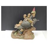 Tom Clark  The Dove School Bus Gnomes  10 1/2" h