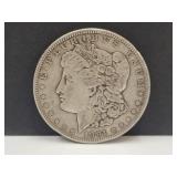 1891 Silver Coin Morgan Dollar Coin