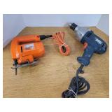 Black & Decker Jig Saw & 1/2" Drill