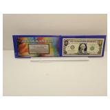 Hologram Bill Multicolor (Legal) $2 Note