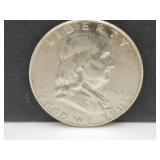 1954 Silver Franklin Half Dollar Coin