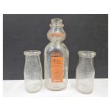 VTG Miller Cream Top Milk Bottle,Medal Gold+