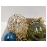 Lot of Glass Balls Up to 7"H