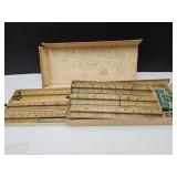 VTG Rubber Stamp Set w/Vintage Case