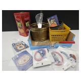 Brass Planter, Cross Stitch Kits, Utencils,Prims,+
