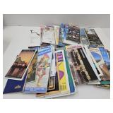 Large VTG Lot of Road Maps