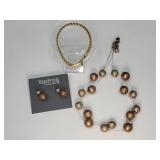 Roman Heart Jewelry set & TopFrog