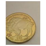Replica 2012 $50 Gold Coin NOT GOLD