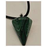 Malachite Pendant Necklace