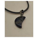 Blue Lapis Moon Necklace