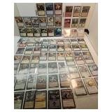 9 Sheets of 9 Magic The Gathering Cards