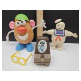 Mr. Potatohead & Stay Puff & Hanna Barbera+