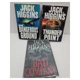 Jack Higgins Hard Back Books